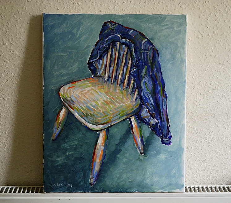 Painting of a chair