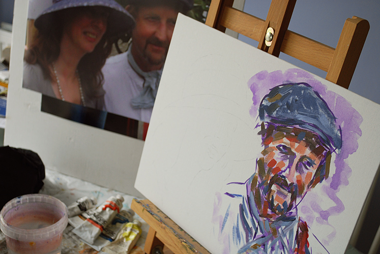 Art demonstration