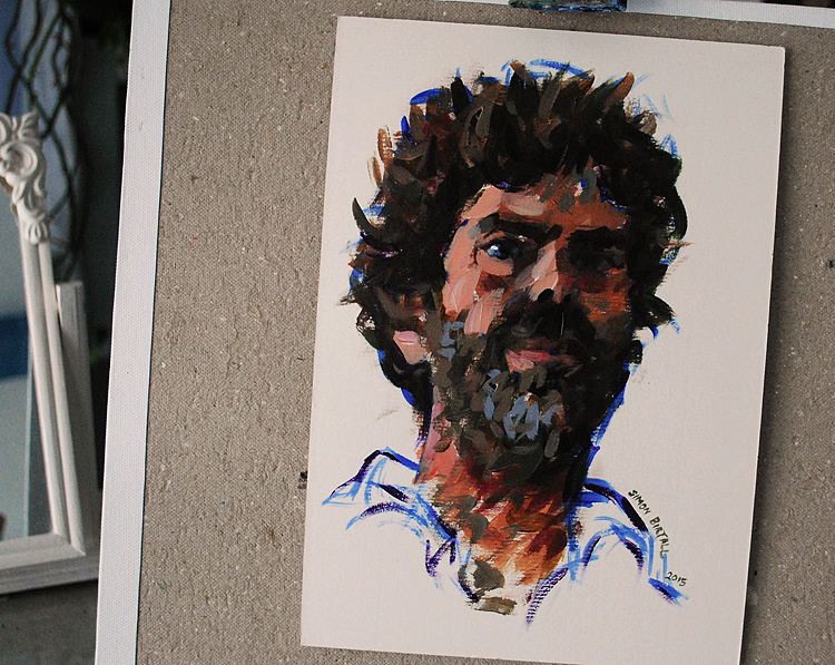 Self portrait by Simon Birtall