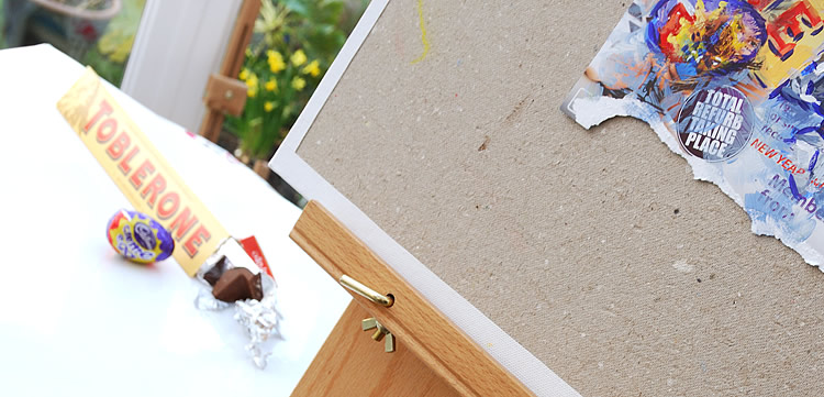 Painting session - chocolate