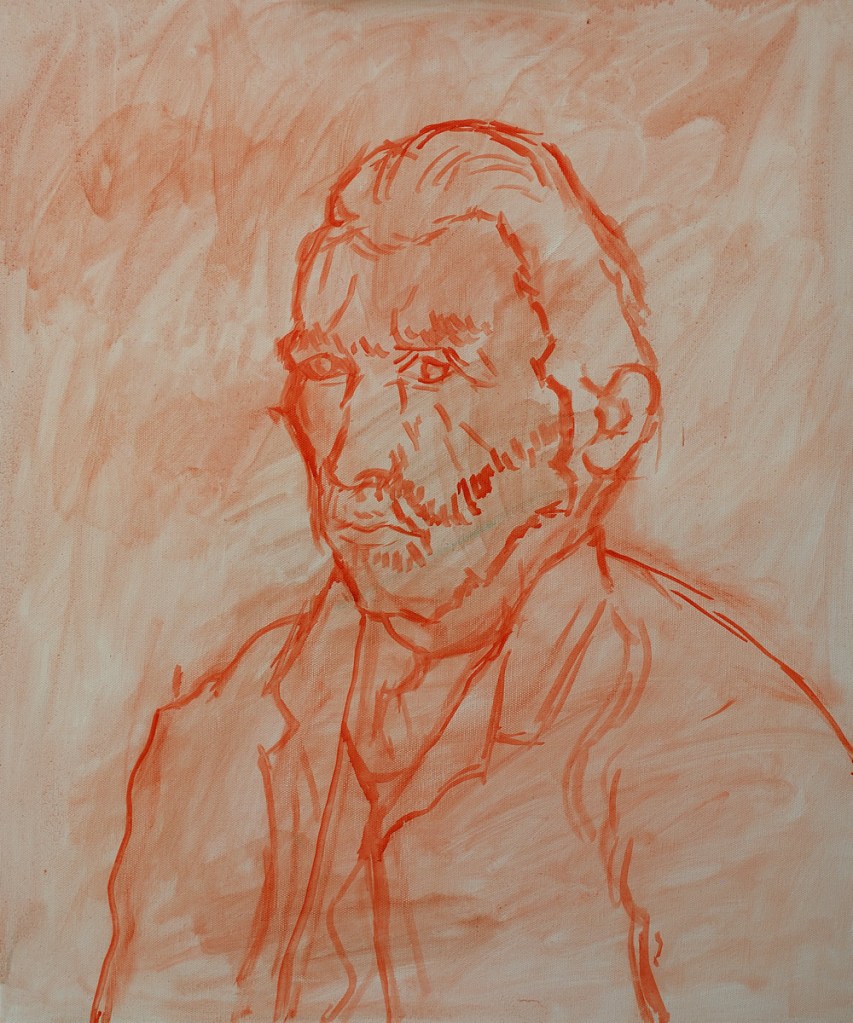 Copy of Van Gogh self portrait -stage 1
