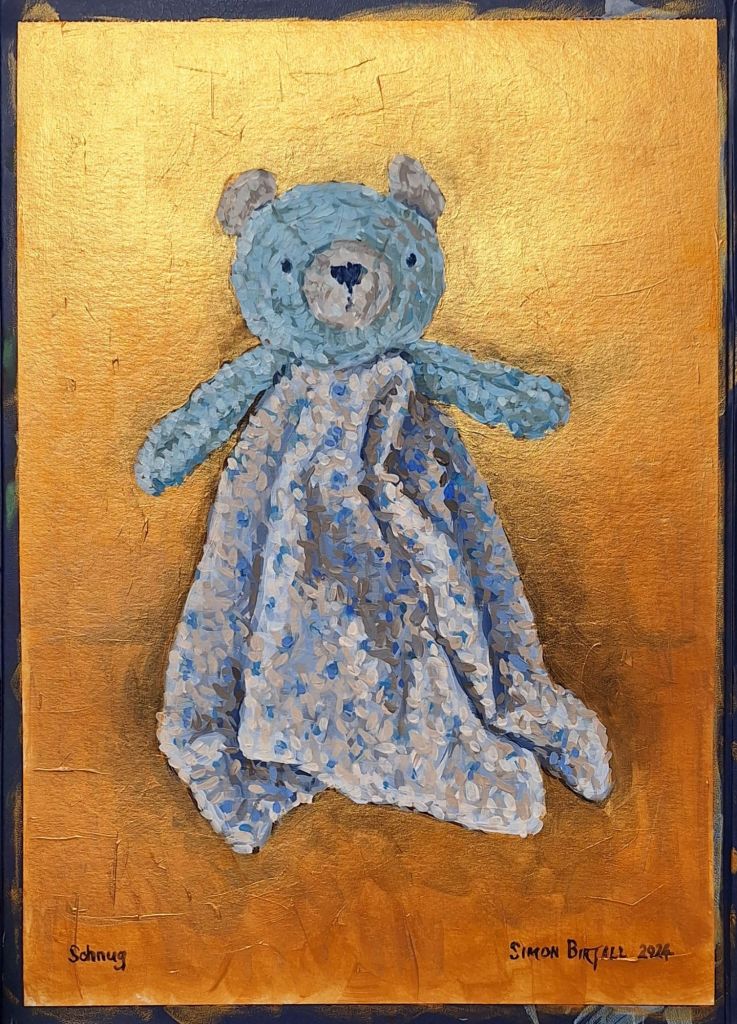 Painting of a comforter