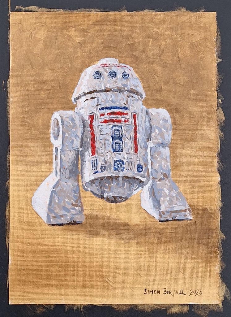Painting of Lego Star WarsR5 droid