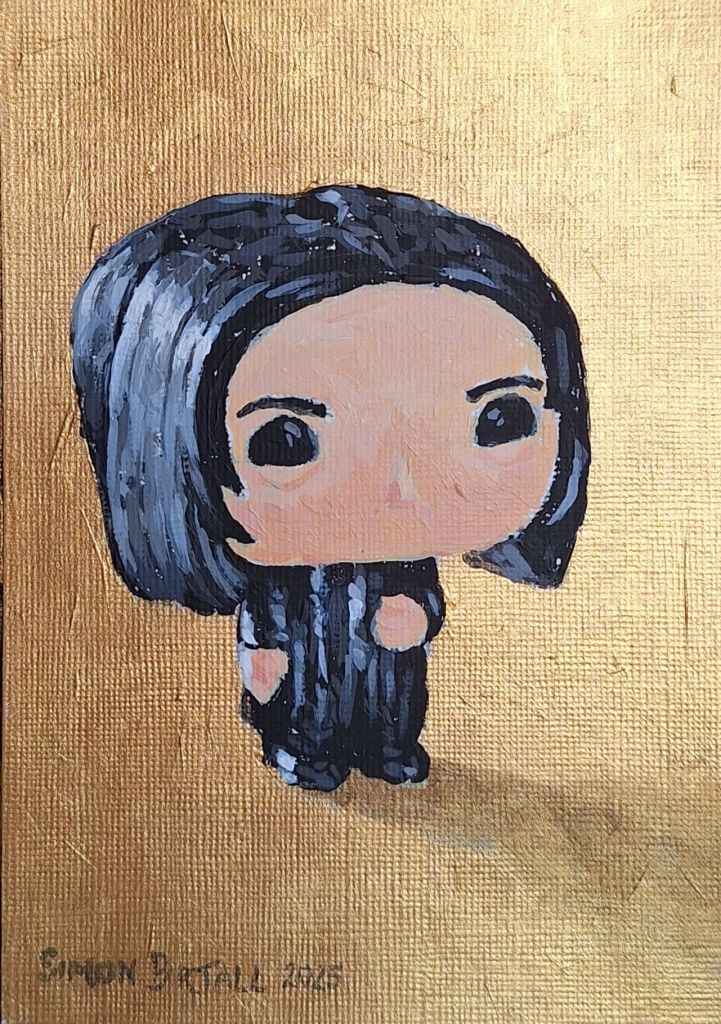 Painting of toy Severus Snape